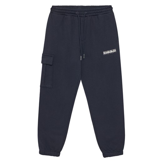 Napapijri Spodnie dresowe M-Inot NP0A891G D Granatowy Regular Fit ze sklepu MODIVO w kategorii Spodnie chłopięce - zdjęcie 184565150