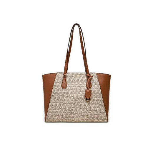 MICHAEL Michael Kors Torebka Taryn 30F4GTBT7B Beżowy ze sklepu MODIVO w kategorii Torby Shopper bag - zdjęcie 184565170