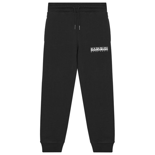 Napapijri Spodnie dresowe M-Gori NP0A891C M Czarny Regular Fit ze sklepu MODIVO w kategorii Spodnie chłopięce - zdjęcie 184565190