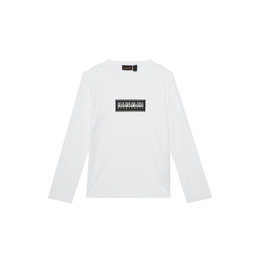 Napapijri Bluzka S-Chamois NP0A4HYK M Biały Regular Fit ze sklepu MODIVO w kategorii T-shirty chłopięce - zdjęcie 184565202