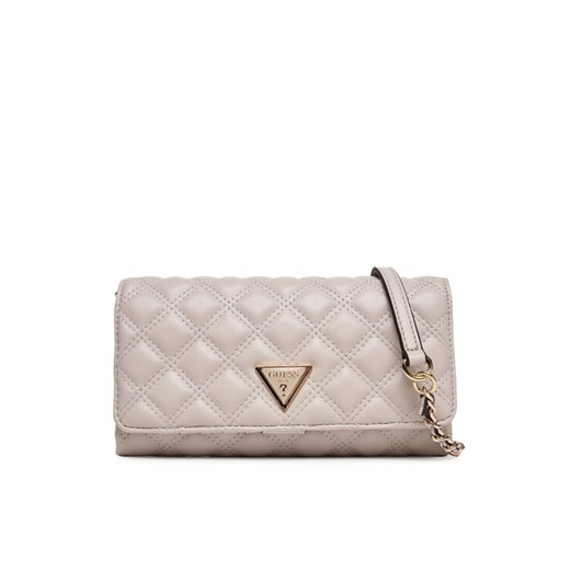 Torebka Guess Giully II Mini HWQG96 73750 Beżowy ze sklepu eobuwie.pl w kategorii Kopertówki - zdjęcie 184566542