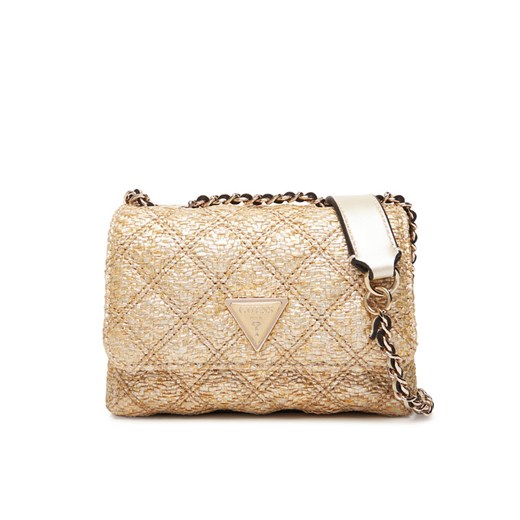 Torebka Guess Giully II Mini HWQW96 73740 Złoty ze sklepu eobuwie.pl w kategorii Kopertówki - zdjęcie 184566581