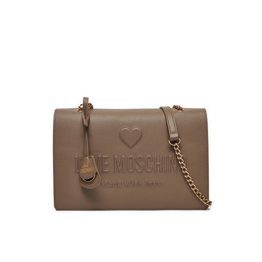 Torebka LOVE MOSCHINO JC4113PP1LL1020A Brązowy ze sklepu eobuwie.pl w kategorii Torebki damskie - zdjęcie 184566611
