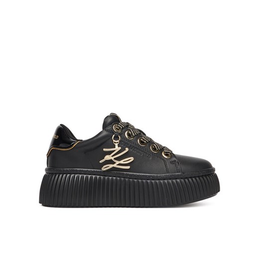 Sneakersy KARL LAGERFELD KL42376A Czarny ze sklepu eobuwie.pl w kategorii Buty sportowe damskie - zdjęcie 184566684
