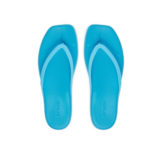 Japonki Crocs Miami Frosted Flip 211474 Niebieski ze sklepu eobuwie.pl w kategorii Klapki damskie - zdjęcie 184566722