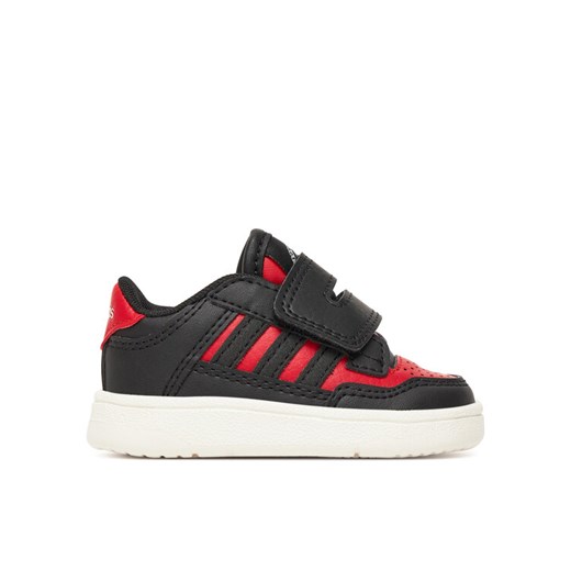 adidas Sneakersy Rapid Court JR1024 Czarny ze sklepu MODIVO w kategorii Buty sportowe dziecięce - zdjęcie 184567982