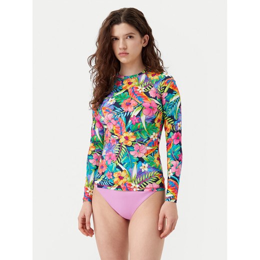 Banana Moon Koszulka do pływania Oohla Leilani Kolorowy Slim Fit ze sklepu MODIVO w kategorii Bluzki damskie - zdjęcie 184568031