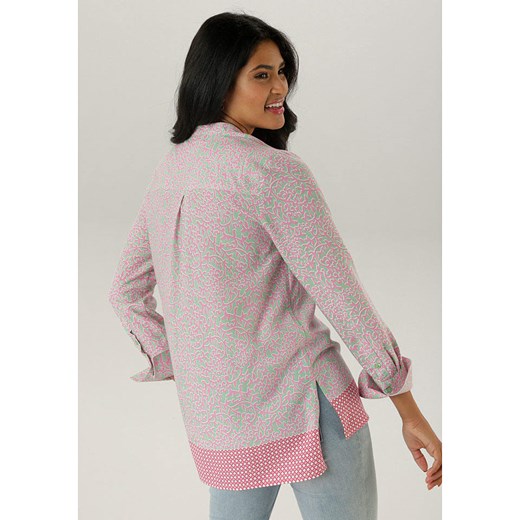 Aniston Bluzka w kolorze miętowo-jasnoróżowym Aniston 44 okazja Limango Polska