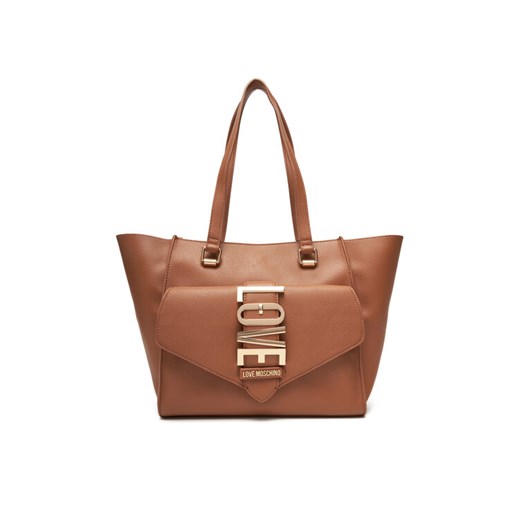 Torebka LOVE MOSCHINO JC4225PP0MKC0201 Brązowy ze sklepu eobuwie.pl w kategorii Torebki damskie - zdjęcie 184570792