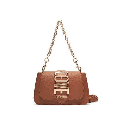Torebka LOVE MOSCHINO JC4224PP0MKC0201 Brązowy ze sklepu eobuwie.pl w kategorii Listonoszki - zdjęcie 184570824