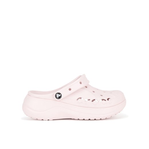 Klapki Crocs BAYA PLATFORM CLOG 208186-6PI Różowy ze sklepu eobuwie.pl w kategorii Klapki damskie - zdjęcie 184570840