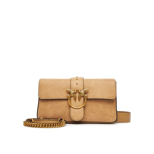 Torebka PINKO Love One Classic Slouchy Fl PE 25 PLTT 104524 A2C2 Beżowy ze sklepu eobuwie.pl w kategorii Torebki damskie - zdjęcie 184570870
