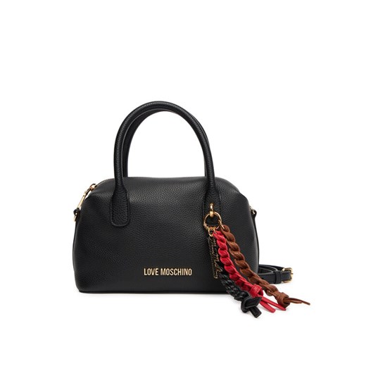 Torebka LOVE MOSCHINO JC4305PP0MK1100A Czarny ze sklepu eobuwie.pl w kategorii Kuferki - zdjęcie 184570874