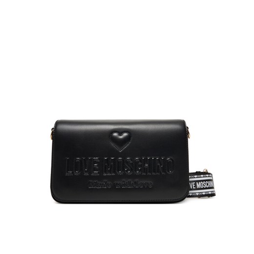 Torebka LOVE MOSCHINO JC4221PP0MKF0000 Czarny ze sklepu eobuwie.pl w kategorii Listonoszki - zdjęcie 184570880