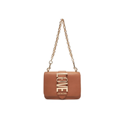 Torebka LOVE MOSCHINO JC4227PP0MKC0201 Brązowy ze sklepu eobuwie.pl w kategorii Kopertówki - zdjęcie 184570882