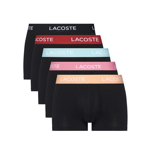 Lacoste Komplet 5 par bokserek 5H1292 Czarny ze sklepu MODIVO w kategorii Majtki męskie - zdjęcie 184571462
