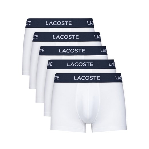 Lacoste Komplet 5 par bokserek 5H1292 Biały ze sklepu MODIVO w kategorii Majtki męskie - zdjęcie 184571510