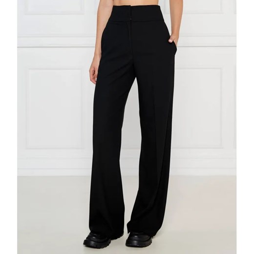 HUGO Spodnie Himia | Relaxed fit ze sklepu Gomez Fashion Store w kategorii Spodnie damskie - zdjęcie 184573102