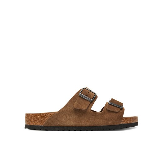 Klapki Birkenstock Arizona Sfb 1030863 Brązowy ze sklepu eobuwie.pl w kategorii Klapki męskie - zdjęcie 184575161