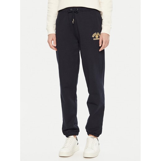 Guess Jeans Spodnie dresowe W5RB63 K68I4 Czarny Regular Fit ze sklepu MODIVO w kategorii Spodnie damskie - zdjęcie 184575263
