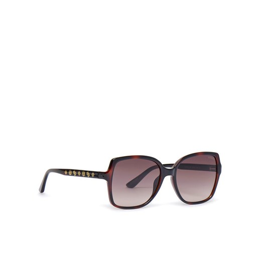Guess Okulary przeciwsłoneczne GU00100 Brązowy ze sklepu MODIVO w kategorii Okulary przeciwsłoneczne damskie - zdjęcie 184575281