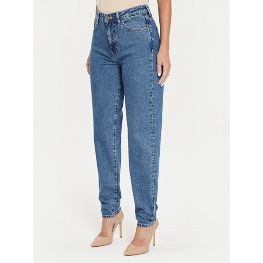 Guess Jeans Jeansy W4YA0D D5CC3 Niebieski Relaxed Fit ze sklepu MODIVO w kategorii Jeansy damskie - zdjęcie 184575301