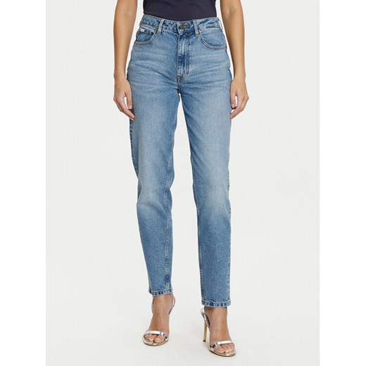 Guess Jeans Jeansy W5RA0D D5M4A Niebieski Regular Fit ze sklepu MODIVO w kategorii Jeansy damskie - zdjęcie 184575324