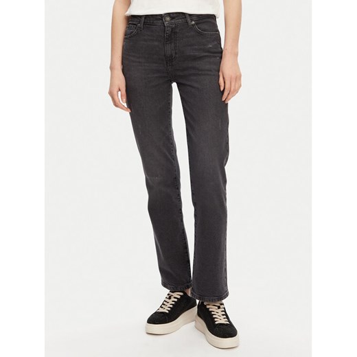 Guess Jeans Jeansy W5RA98 D5M72 Szary Regular Fit ze sklepu MODIVO w kategorii Jeansy damskie - zdjęcie 184575411