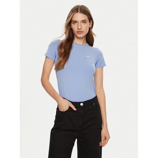 Guess Jeans T-Shirt W5RI52 J1314 Niebieski Regular Fit ze sklepu MODIVO w kategorii Bluzki damskie - zdjęcie 184575413