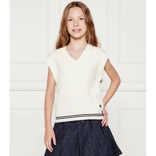 Guess Kamizelka | Regular Fit ze sklepu Gomez Fashion Store w kategorii Swetry dziewczęce - zdjęcie 184576694
