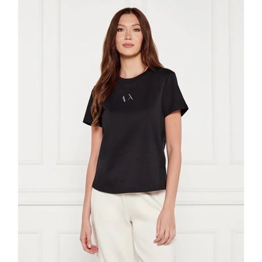 Armani Exchange T-shirt | Regular Fit ze sklepu Gomez Fashion Store w kategorii Bluzki damskie - zdjęcie 184576771