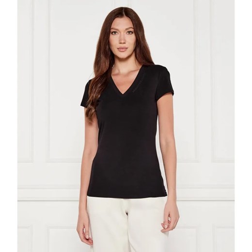 Armani Exchange T-shirt | Slim Fit ze sklepu Gomez Fashion Store w kategorii Bluzki damskie - zdjęcie 184576773
