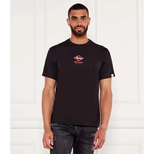 Replay T-shirt | Regular Fit ze sklepu Gomez Fashion Store w kategorii T-shirty męskie - zdjęcie 184576802