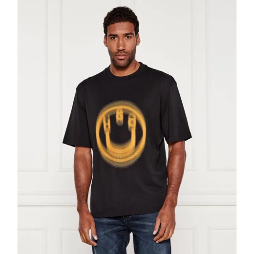 Hugo Blue T-shirt Nalax | Regular Fit ze sklepu Gomez Fashion Store w kategorii T-shirty męskie - zdjęcie 184576823