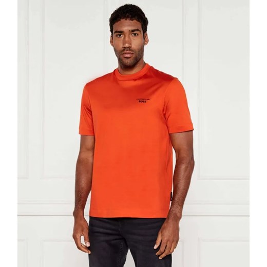 BOSS BLACK T-shirt C-Thompson 197_PS | PORSCHE X BOSS | Regular Fit | mercerised ze sklepu Gomez Fashion Store w kategorii T-shirty męskie - zdjęcie 184576840