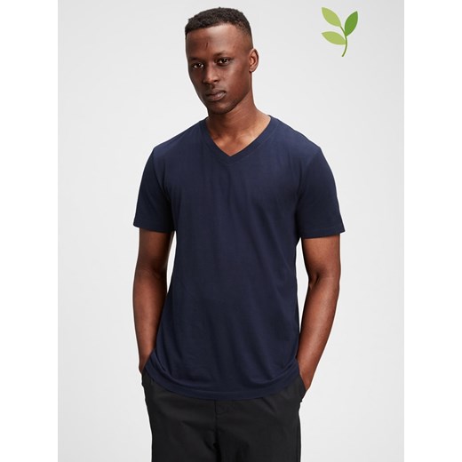 GAP Koszulka w kolorze granatowym ze sklepu Limango Polska w kategorii T-shirty męskie - zdjęcie 184577640
