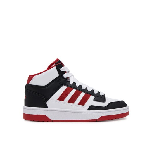 Buty do koszykówki adidas Rapid Court Mid JR3180 Biały ze sklepu eobuwie.pl w kategorii Buty sportowe damskie - zdjęcie 184578391