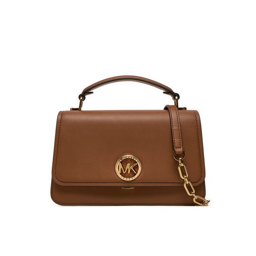 Torebka MICHAEL Michael Kors Delancey 30T4GD8S6L Brązowy ze sklepu eobuwie.pl w kategorii Torebki damskie - zdjęcie 184578442