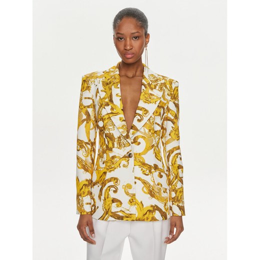 Versace Jeans Couture Marynarka 76HAQ702 Biały Slim Fit ze sklepu MODIVO w kategorii Marynarki damskie - zdjęcie 184578884
