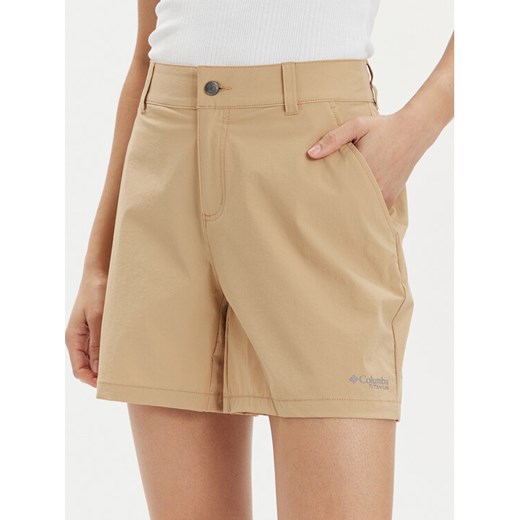 Columbia Szorty sportowe Summit Valley™ Short 2072494 Beżowy Active Fit ze sklepu MODIVO w kategorii Szorty - zdjęcie 184578892