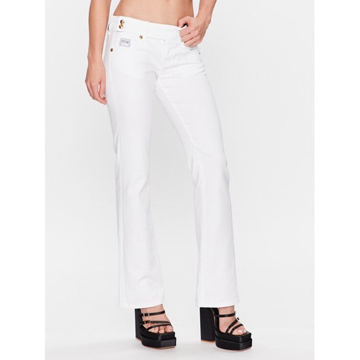 Versace Jeans Couture Jeansy 74HAB505 Biały Regular Fit 31 MODIVO