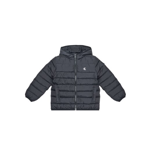 Calvin Klein Jeans Kurtka zimowa Inst Logo IB0IB02174 M Czarny Regular Fit ze sklepu MODIVO w kategorii Kurtki chłopięce - zdjęcie 184580102