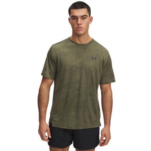 Męska koszulka treningowa Under Armour UA Tech Vent Jcqrd SS - zielona ze sklepu Sportstylestory.com w kategorii T-shirty męskie - zdjęcie 184580911