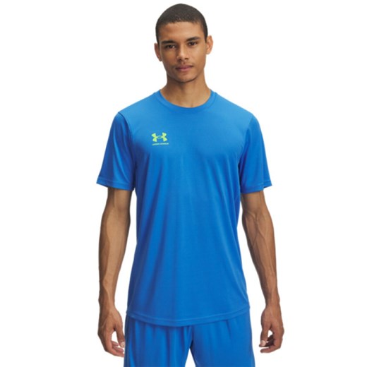 Męska koszulka treningowa Under Armour UA M\'s Challenger Train Ss - niebieska ze sklepu Sportstylestory.com w kategorii T-shirty męskie - zdjęcie 184580931