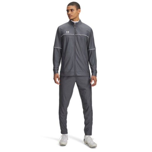 Męski dres komplet treningowy Under Armour UA M Challenger Tracksuit - szary ze sklepu Sportstylestory.com w kategorii Dresy męskie - zdjęcie 184580951