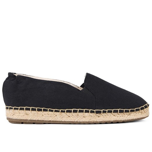 Buty damskie Emu Australia Mentone W13171BLAK - czarne ze sklepu streetstyle24.pl w kategorii Espadryle damskie - zdjęcie 184581093