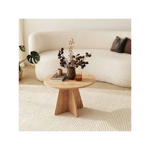Scandinavia Concept Ława "Mushroom" w kolorze jasnobrązowym - wys. 40 x Ø 60 cm - id: 14133667 - marki Scandinavia Concept - 184581142 Scandinavia Concept Ława "Mushroom" w kolorze jasnobrązowym - wys. 40 x Ø 60 cm ze sklepu Limango Polska w kategorii Stoliki kawowe - zdjęcie 184581142