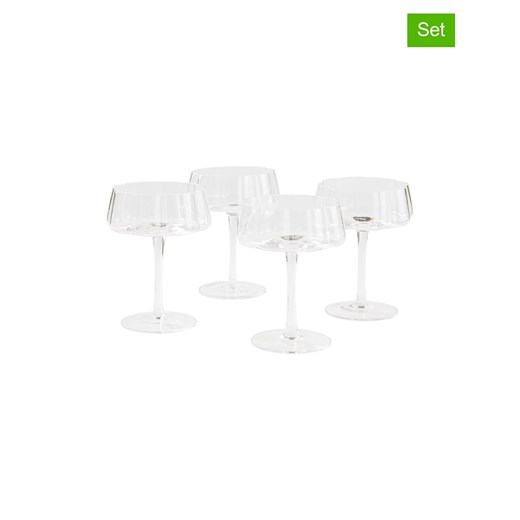 Jotex Szklanki koktajlowe (4 szt.) &quot;Nina&quot; - 250 ml ze sklepu Limango Polska w kategorii Szklanki - zdjęcie 184581430