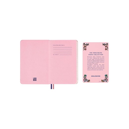 Moleskine Notatnik &quot;Sakura&quot; w kolorze jasnoróżowym - 9 x 14 cm ze sklepu Limango Polska w kategorii Akcesoria biurowe - zdjęcie 184581451