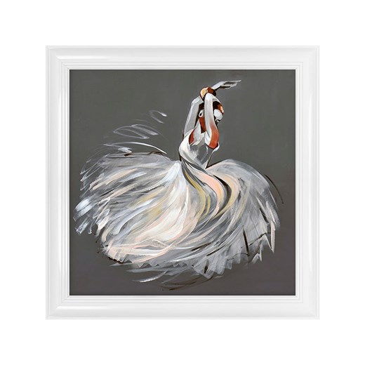 Ars Longa Druk artystyczny &quot;Dancing Ballerina&quot; w ramce - 70 x 70 cm ze sklepu Limango Polska w kategorii Obrazy - zdjęcie 184581464
